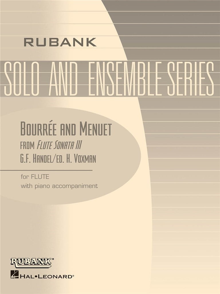 Bourée and Menuet from Flute Sonata No. 3